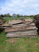 Quantity of sheep pens - wooden