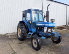 Ford 7610, 2wd, front wafer weights, 2 spools, Q-cab. Reg: TPD9 99X. Hours: 4,921