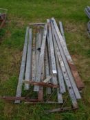 Quantity of metal feed barrier posts