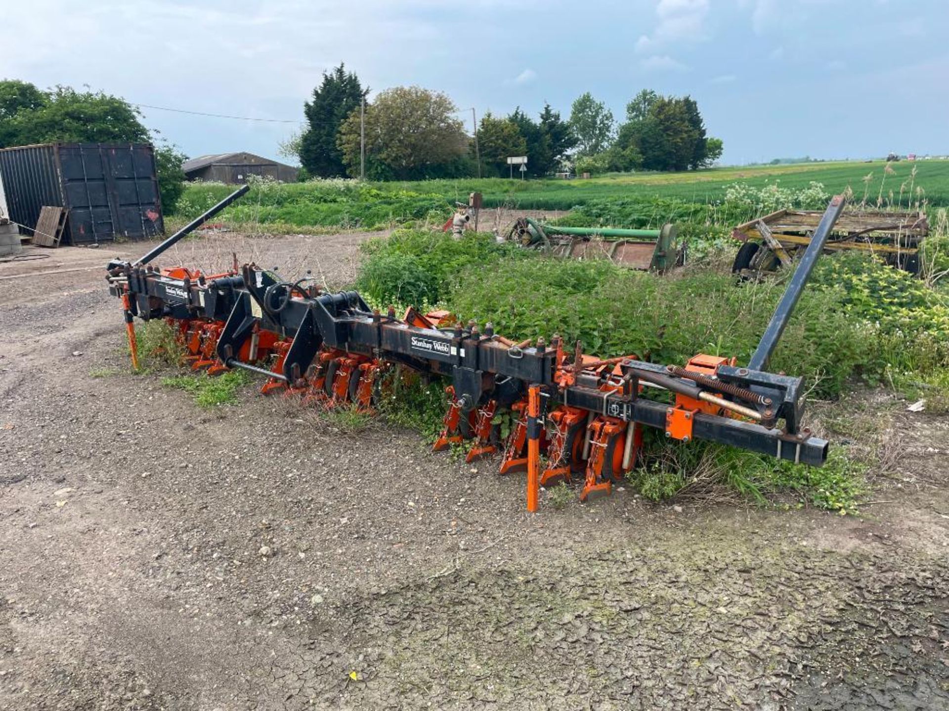 Stanhay Rallye 3bed/15row onion drill hydraulic folding, linkage mounted - Image 3 of 6