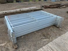 Single galvanised 8ft cattle hurdle, option to be given on up to 10