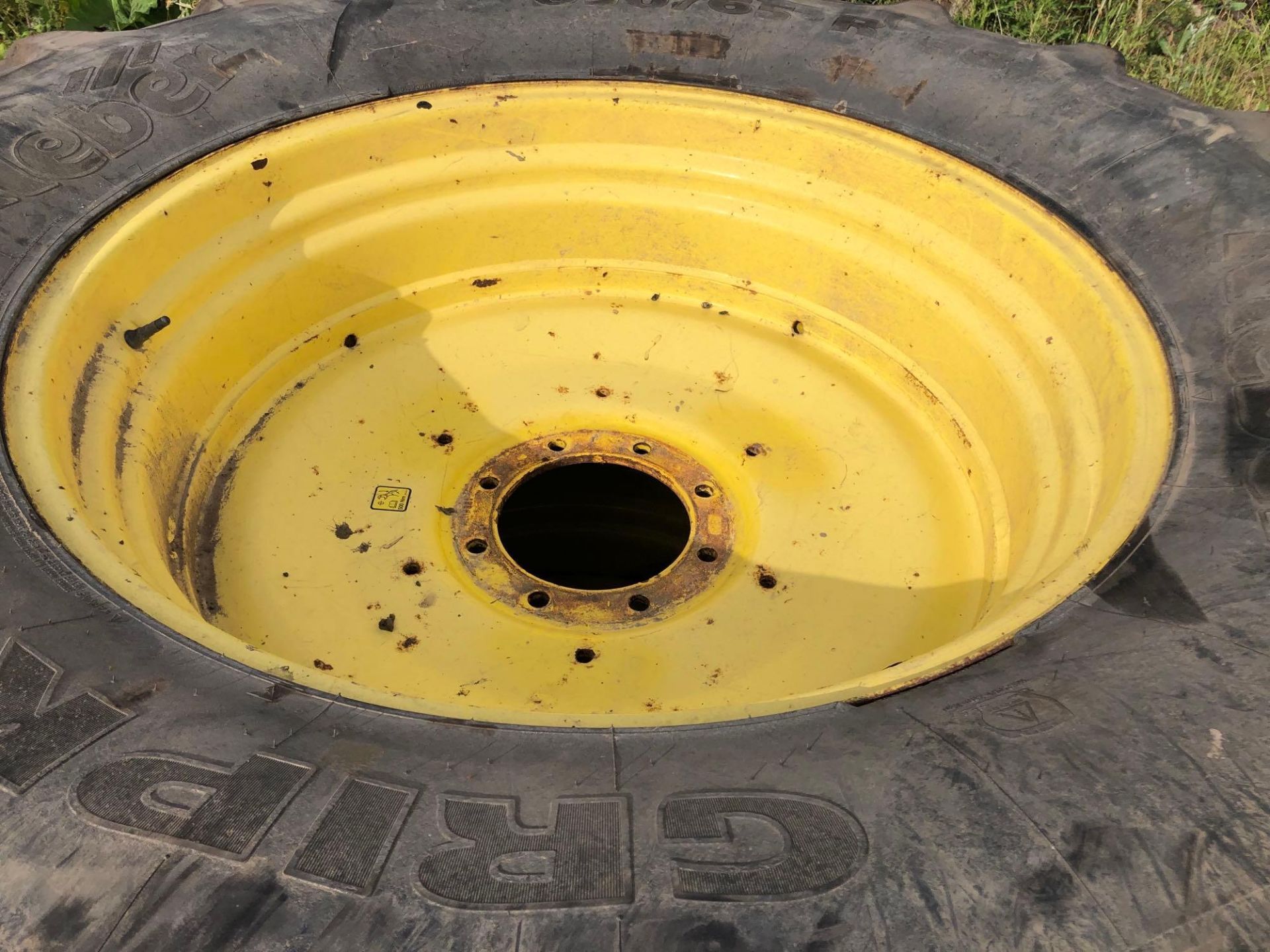 Pair Kleber 650/65R38 wheels and tyres to suit John Deere 6910 - Image 2 of 3