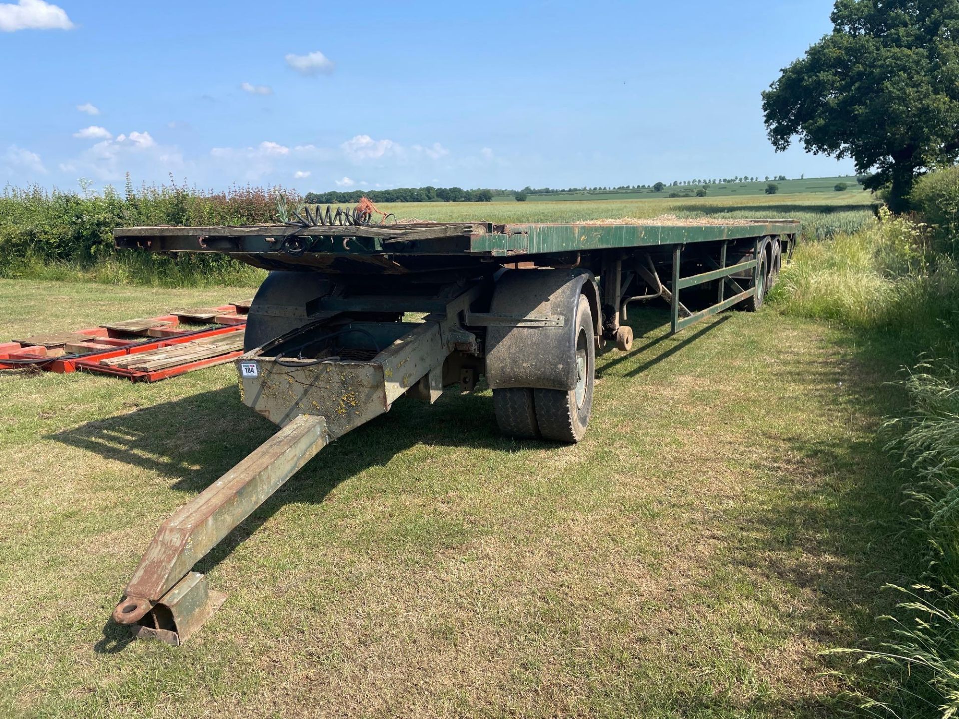 40ft bale trailer with bogey - Image 2 of 3