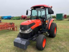 2020 Kubota L2501 4wd compact tractor with air con, DAB radio, CAT1 link arms, 2 rear spools, front