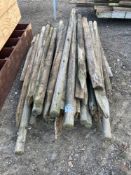 Quantity fence posts