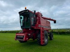 1998 Case 1680 Axial Flow combine harvester with straw chopper, Pro Series 8000 yield monitor and Ca