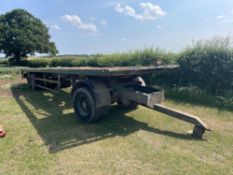 40ft bale trailer with bogey