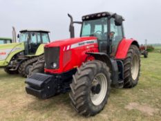 2007 Massey Ferguson 6490 Dyna 6 40Kph 4wd tractor with 3 manual spools and 14No 55kg front wafer we