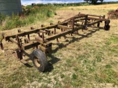 14ft pig tail cultivator, linkage mounted