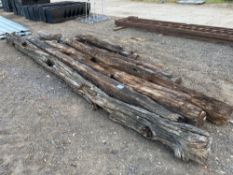 Quantity wooden beams