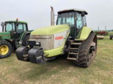 2000 Claas 55 Challenger rubber tracked crawler with 4 manual spools, rear drawbar and 12No 45kg fro