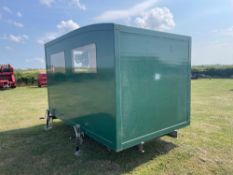 Personnel 11ft trailer body on jack legs to fit Ifor Williams trailer