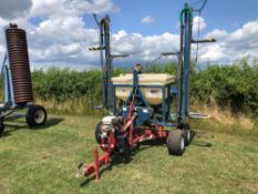 Horstine Farmery TMA4 12m boom spreader on twin axle Logic chassis with petrol engine , manual foldi