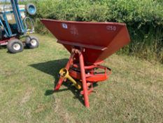 *Lely H/L1250 single disc 15m fertiliser spreader. Serial No: 8481309. NO VAT. Manual in Office