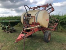 Lely GA250 10m trailed sprayer with manual folding booms, single nozzle lines on 10.0/75-15.3 wheels