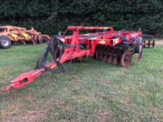 2001 Quivogne TM28 Tinemaster trailed cultivator with 5 auto reset subsoiler legs, front and rear di