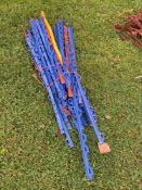 Quantity plastic electric fencing stakes