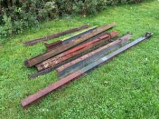 Quantity various steel lengths