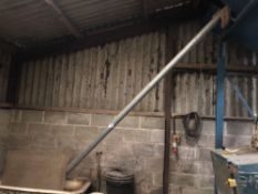 Grain auger, 3". Sold in situ, buyer to remove