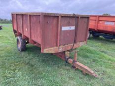 1985 Marshall MB6 6.5t general purpose trailer, hydraulic tipping, manual tailgate, single axle on 1