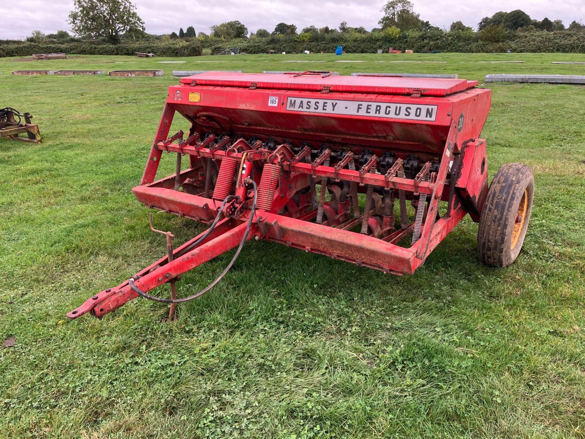 Massey Ferguson 30 trailed drill, 13 row (8ft). Serial No: L5817 NB: Manual in Office