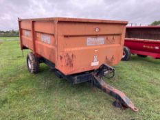 1994 Griffiths GHS-65 6.5t single axle trailer, hydraulic tipping and manual tailgate on 12.5/80-15.