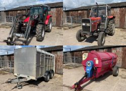 Sale by Auction of Modern Farm Machinery & Livestock Equipment