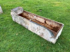 Galvanised water trough