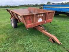 1999 Marston ECE 5t dump trailer, hydraulic tipping on 11.5/80-15.3 wheels and tyres. Serial No: 700