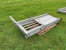 IAE galvanised sliding gate for cattle race