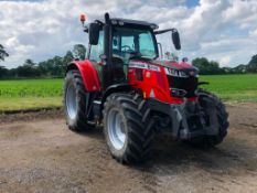 2019 Massey Ferguson 6715 S Dyna 6 50kph 4wd tractor c/w 3 manual spools, front linkage, air brakes,