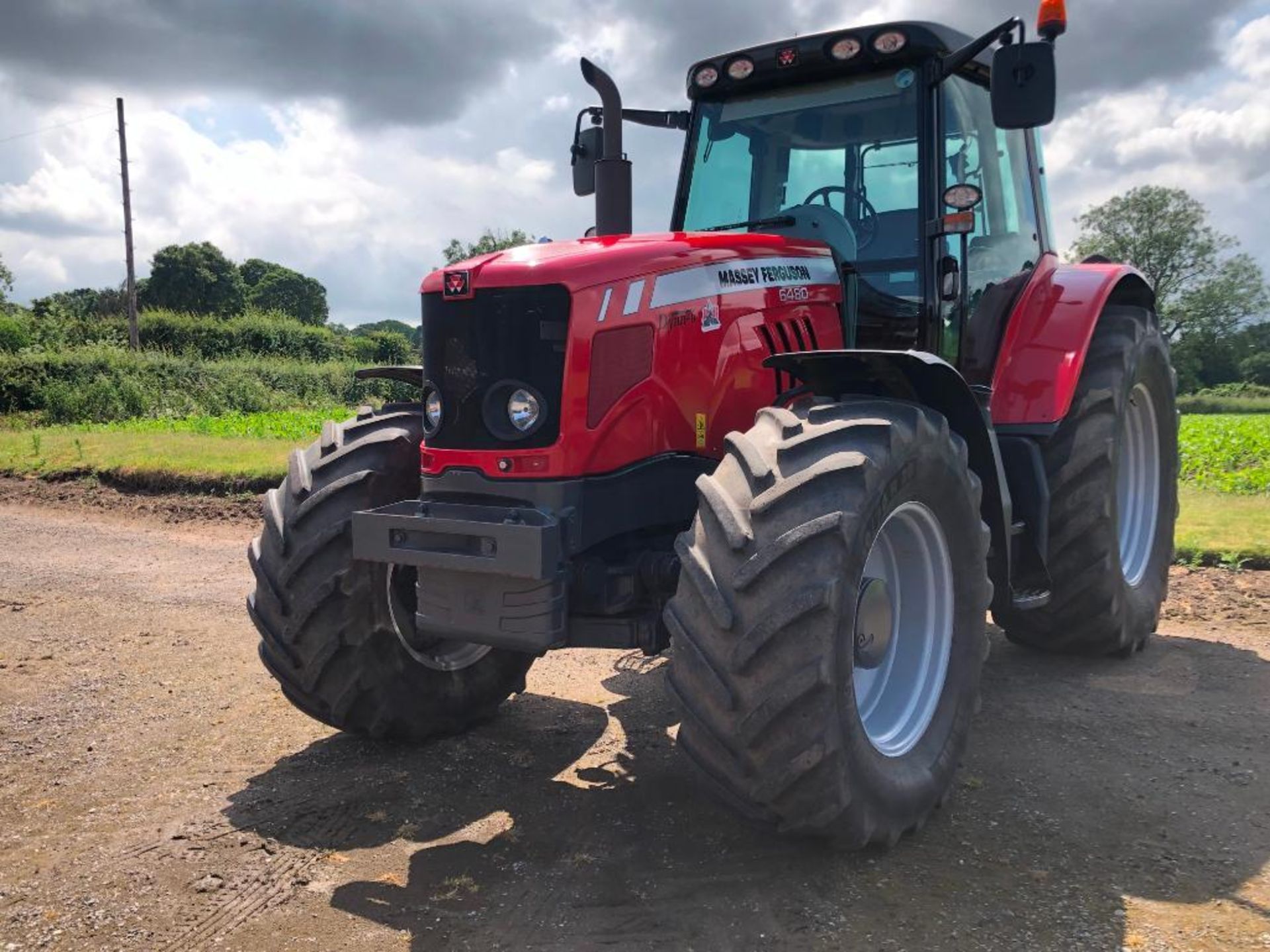 2011 Massey Ferguson 6480 Dyna 6 40kph 4wd tractor c/w 3 manual spools, front and cab suspension, im - Image 28 of 44