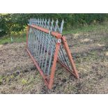 Pair 10ft (wide) x 5ft (high) security gates