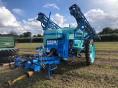 2010 Berthoud DP Tronic Racer EX 20m trailed sprayer, with 2500l tank, single line with quad nozzles