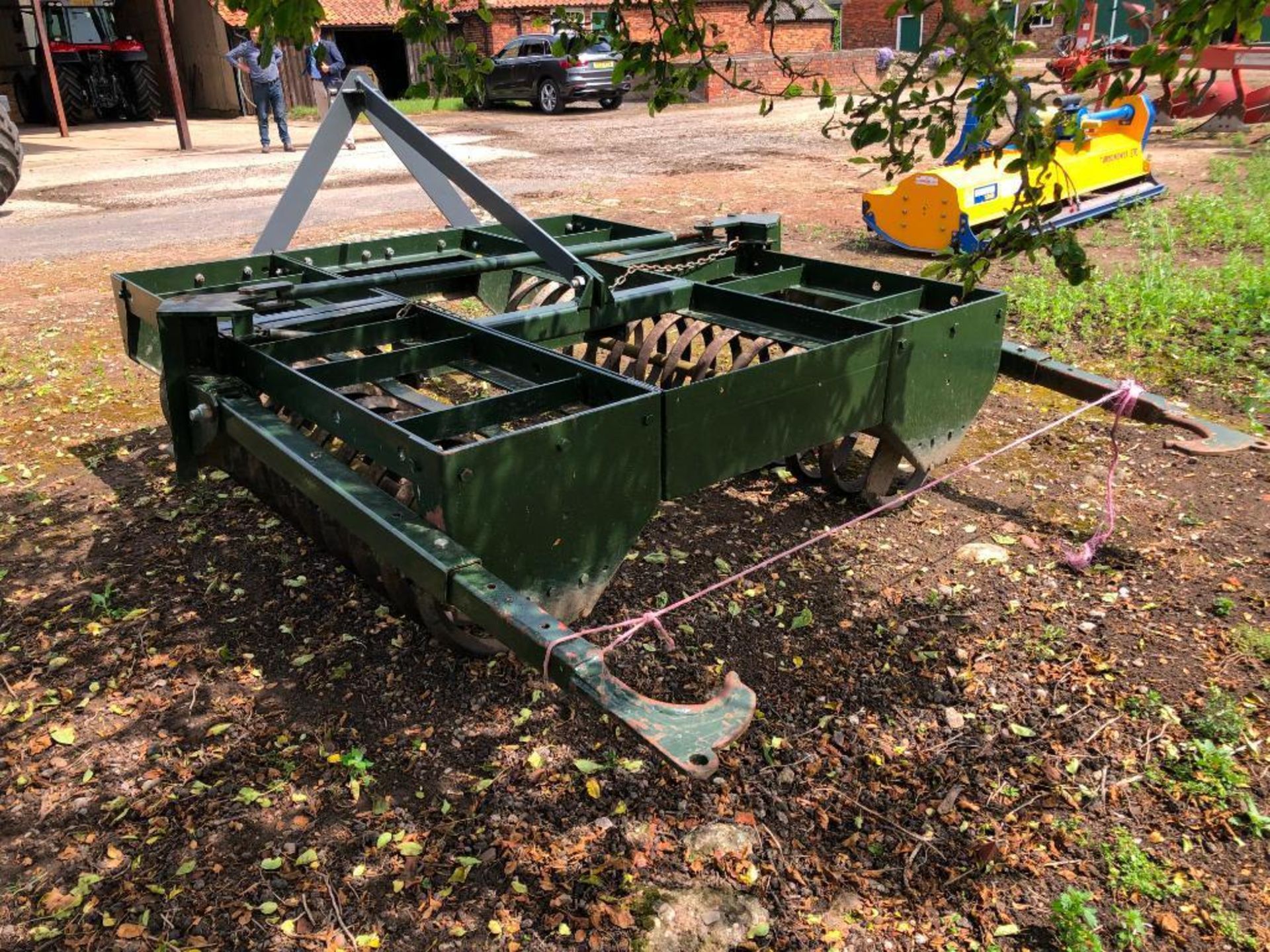 Flexicoil plough press suited to 5f plough (6ft 8in) with transport headstock. Serial No: RAB0000-F0 - Image 5 of 10