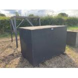 600gal metal fuel tank with stand