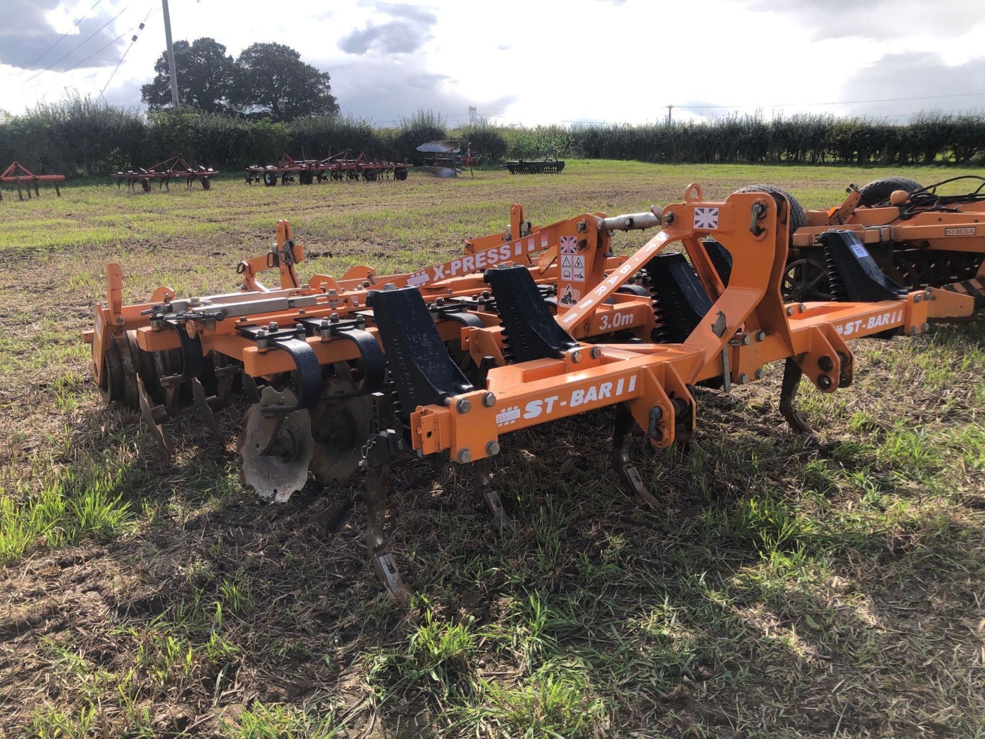 2008 Simba X-Press 3m with Simba ST bar, 2 rows of discs and DD light packer. X-Press Serial No: 180 - Image 13 of 15