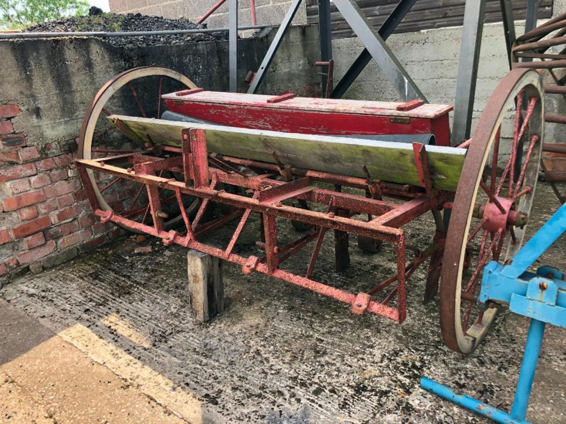 Kay & Backhouse Ltd vintage sugar beet drill - Image 3 of 4