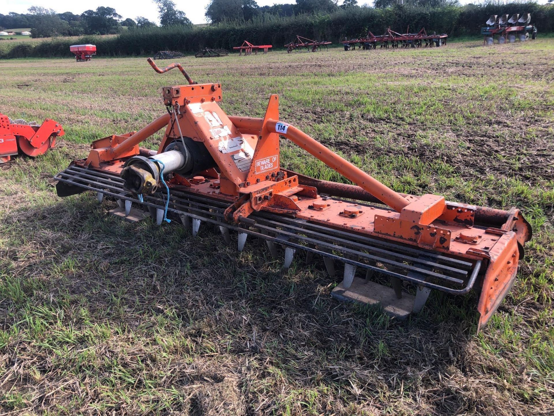 Maschio HM3500 3.5m power harrow with rear crumbler, PTO driven. Serial No: 2007021 NB: Manual in th