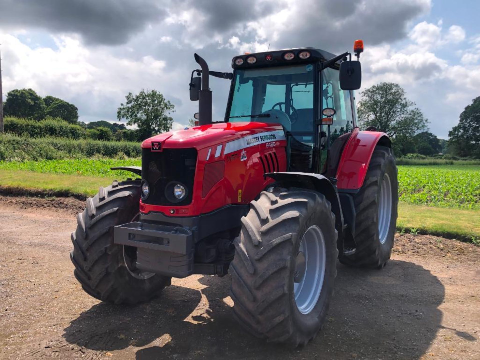 2011 Massey Ferguson 6480 Dyna 6 40kph 4wd tractor c/w 3 manual spools, front and cab suspension, im - Image 29 of 44