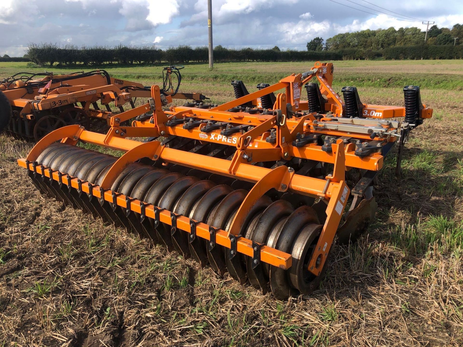 2008 Simba X-Press 3m with Simba ST bar, 2 rows of discs and DD light packer. X-Press Serial No: 180 - Image 14 of 15