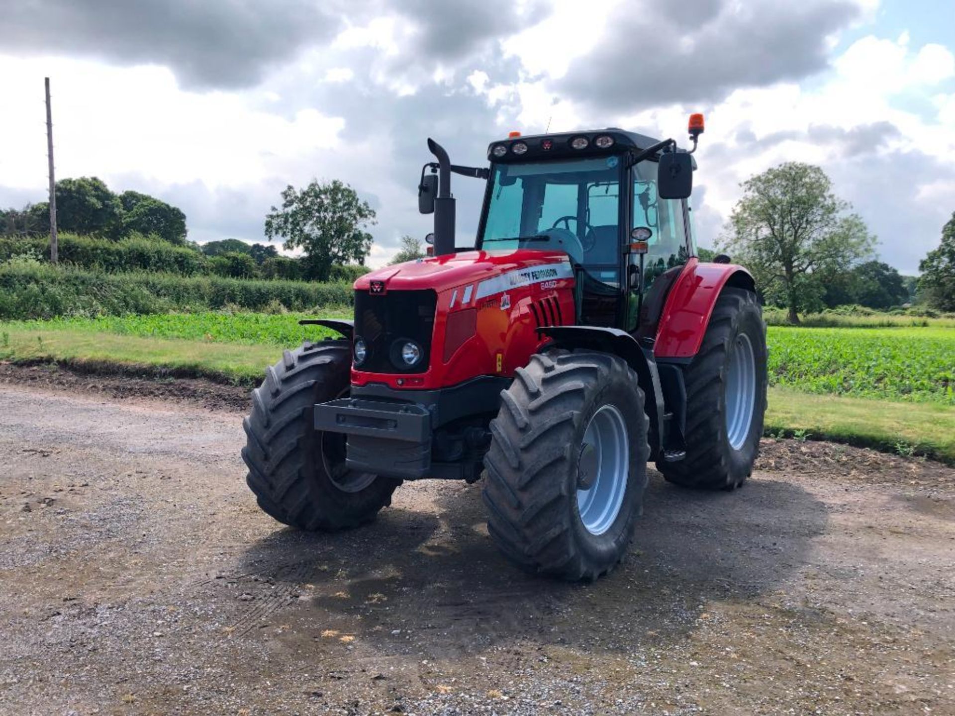 2011 Massey Ferguson 6480 Dyna 6 40kph 4wd tractor c/w 3 manual spools, front and cab suspension, im - Image 31 of 44