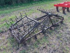 Seed harrow 5m, manual folding, linkage mounted