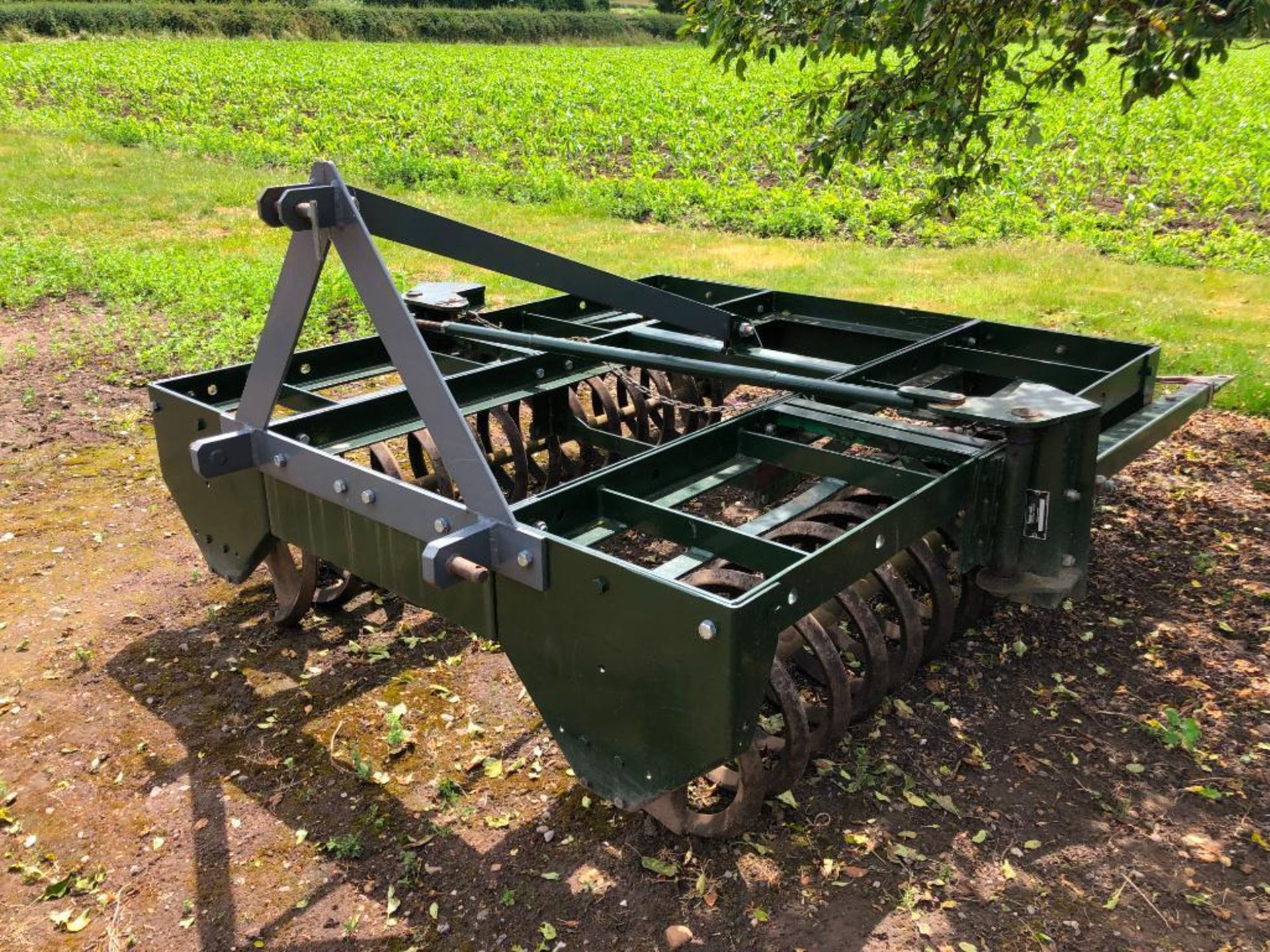 Flexicoil plough press suited to 5f plough (6ft 8in) with transport headstock. Serial No: RAB0000-F0 - Image 7 of 10