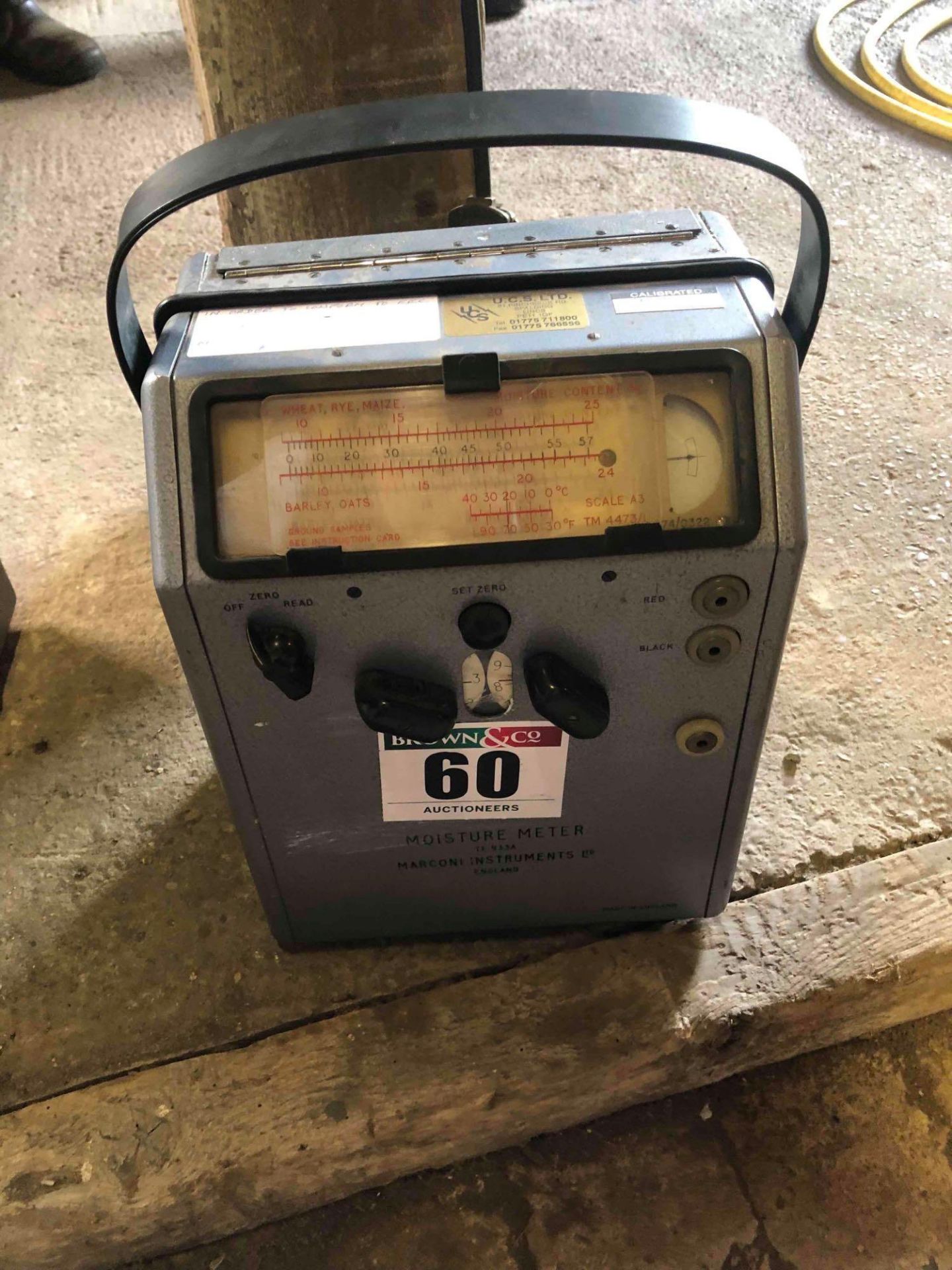 Marconi moisture meter