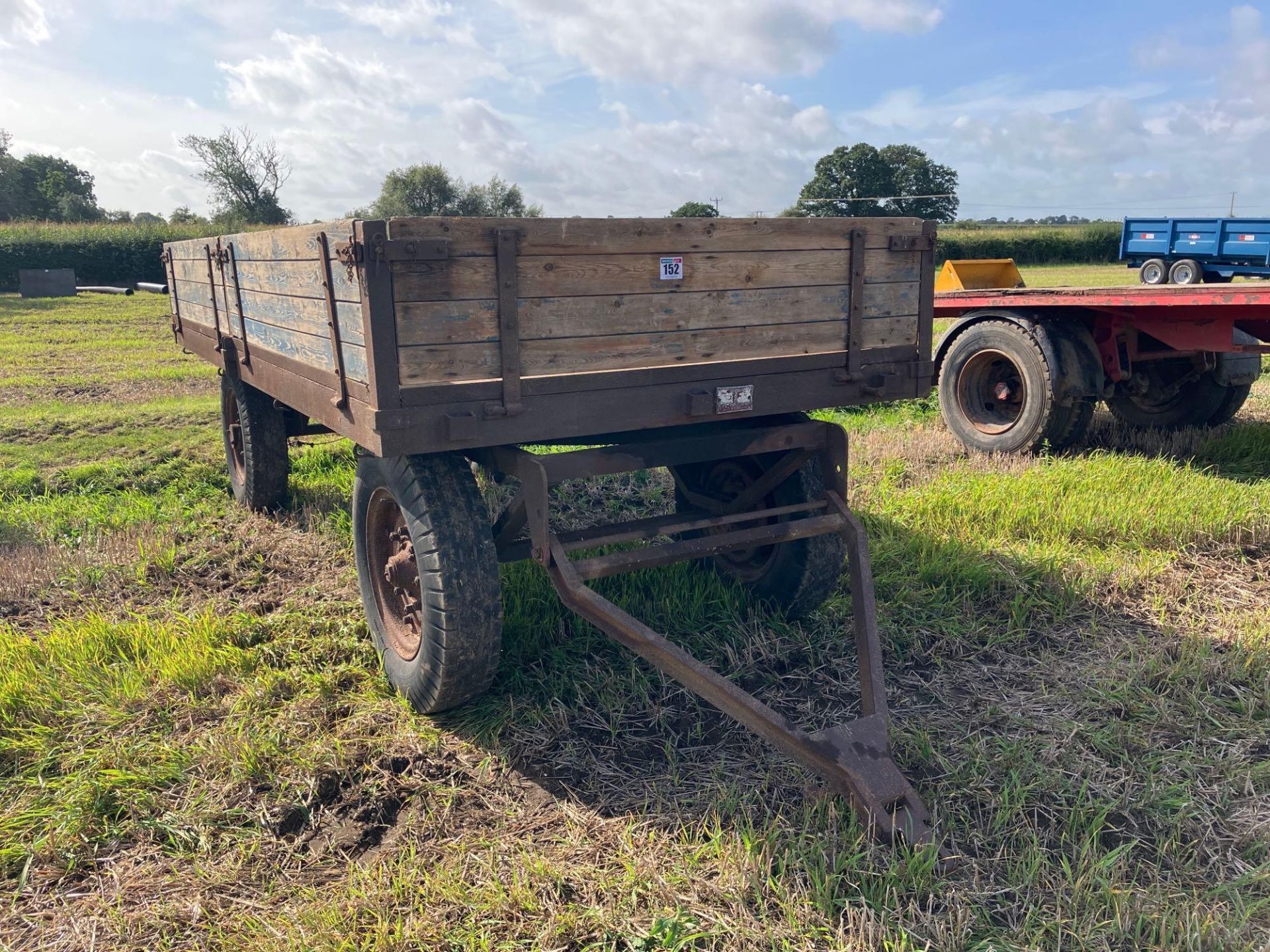 4 wheel trailer 15ft with front dolly