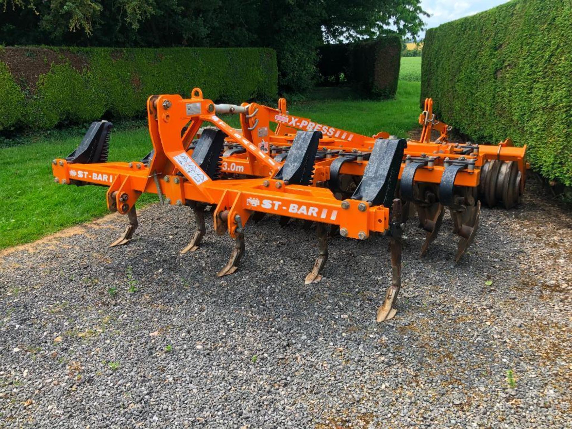 2008 Simba X-Press 3m with Simba ST bar, 2 rows of discs and DD light packer. X-Press Serial No: 180 - Image 11 of 15