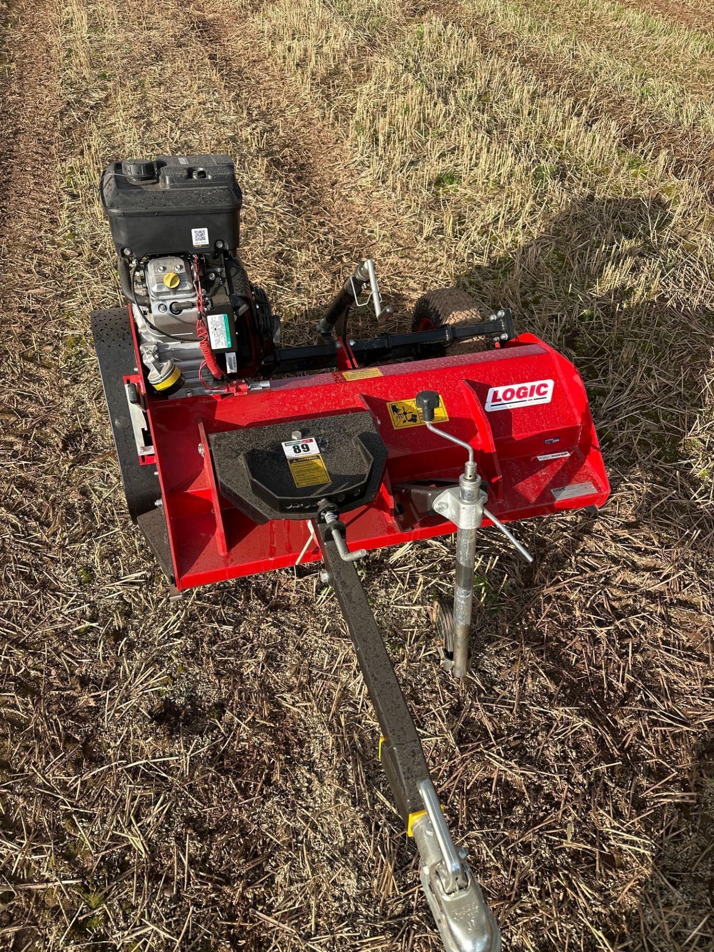 2019 Logic MFT 120 ATV flail mower, with Briggs & Stratton Vanguard engine, rear roller. Serial No: - Image 7 of 7