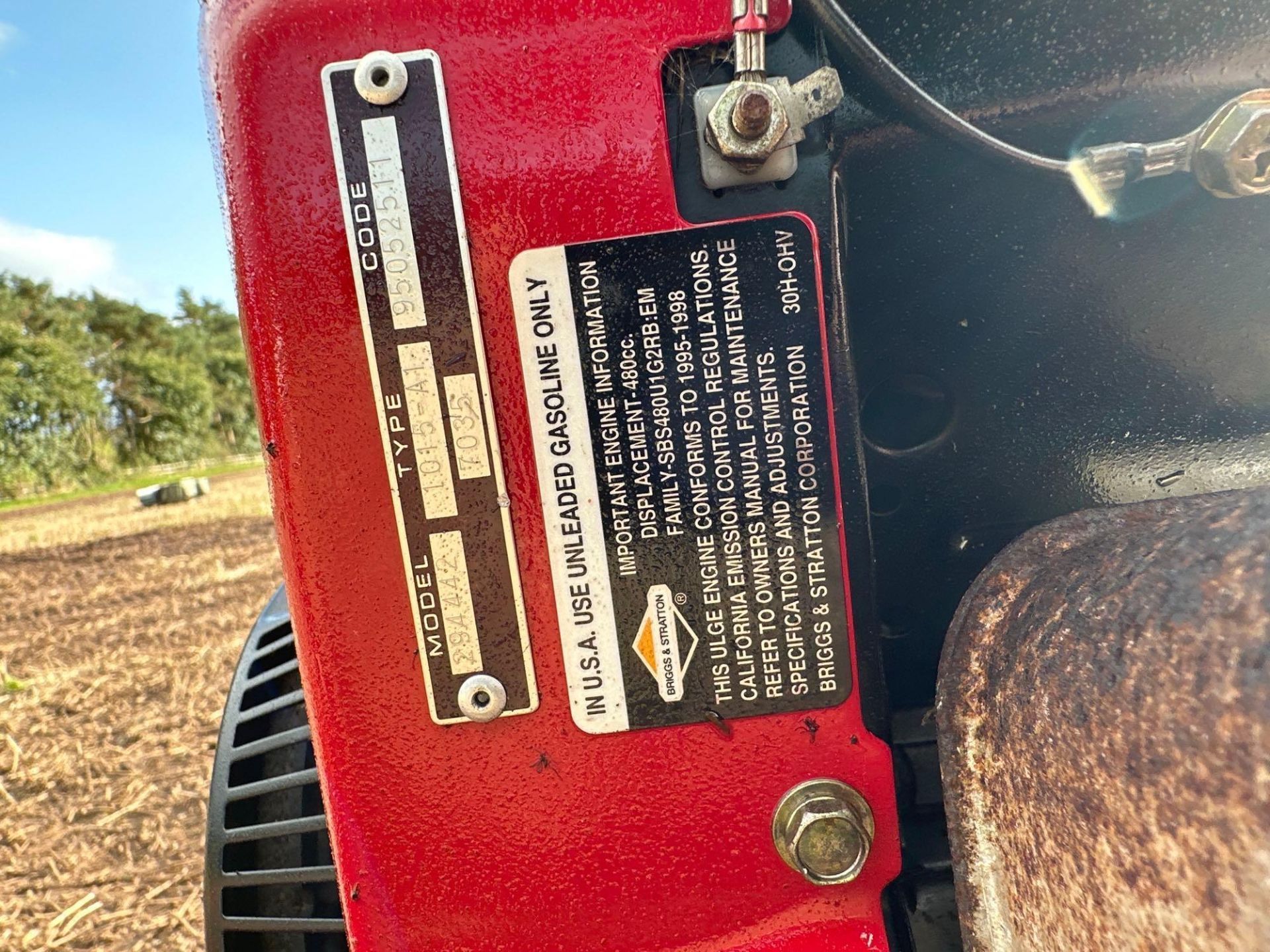 ATV flail mower with B&S Vanguard 14hp engine. No VAT. - Image 4 of 4