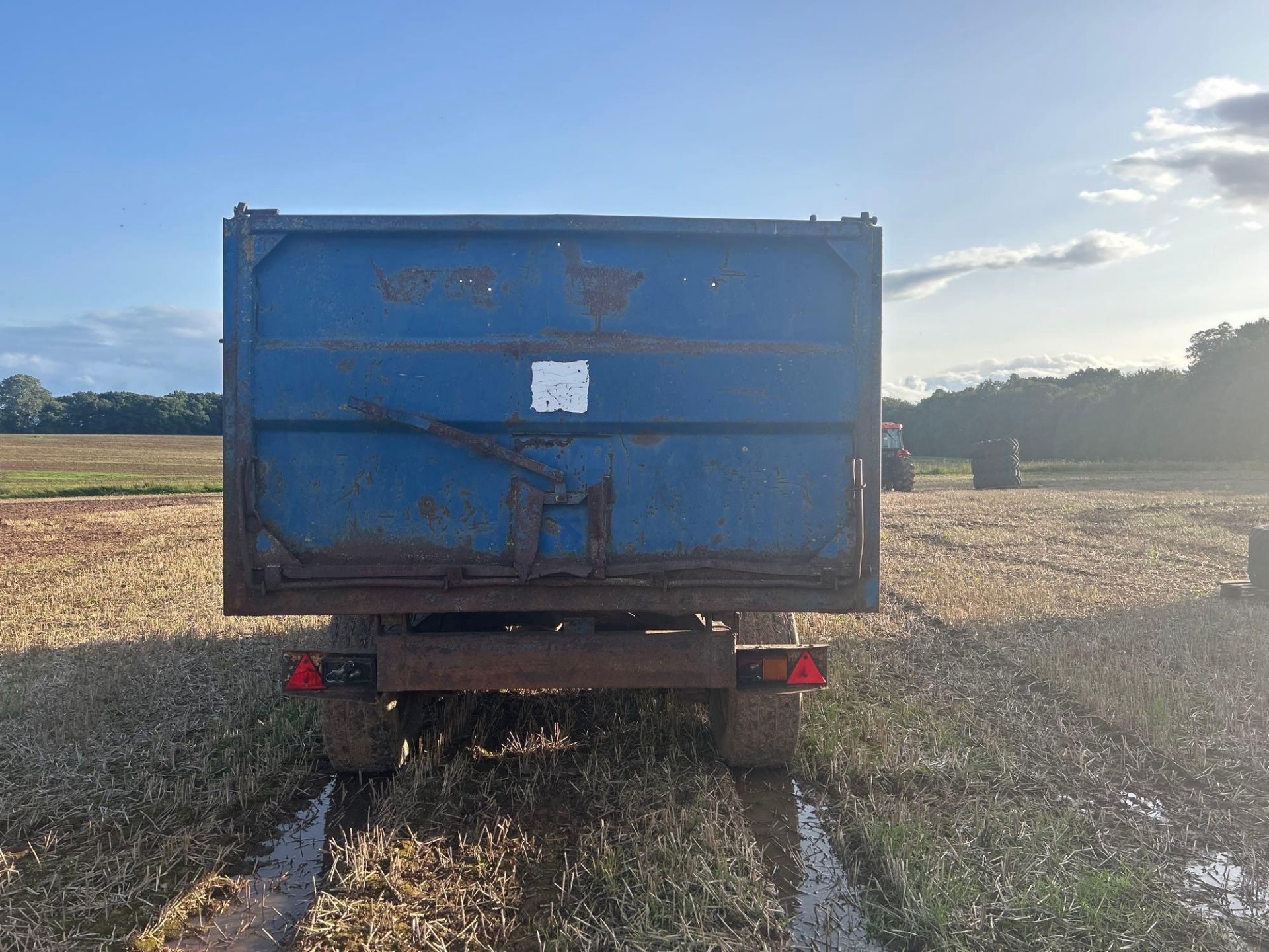 AS Marston 10t twin axle grain trailer, manual tailgate, grain chute on 340/65R18 wheels and tyres - Image 4 of 8